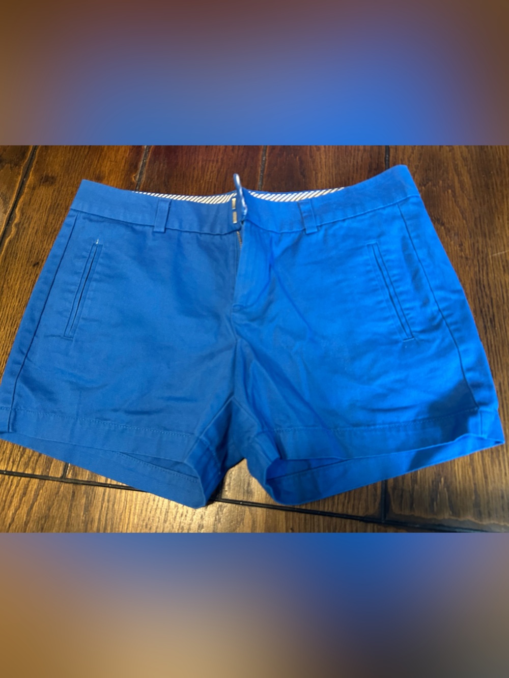 Blue shorts